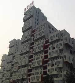 [鄭州真石漆]富士康冠達花園個性設(shè)計，只用超前單彩真石漆